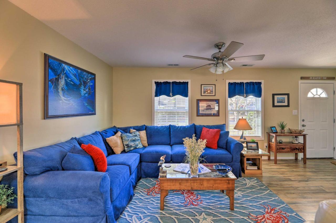 Beaufort Pad With Patio 3 Blocks To Waterfront! Ngoại thất bức ảnh