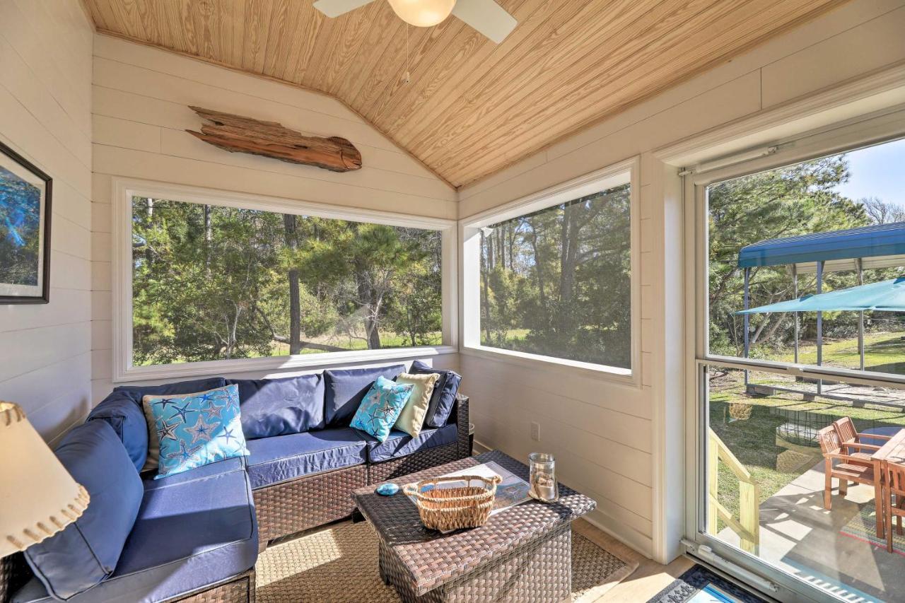 Beaufort Pad With Patio 3 Blocks To Waterfront! Ngoại thất bức ảnh